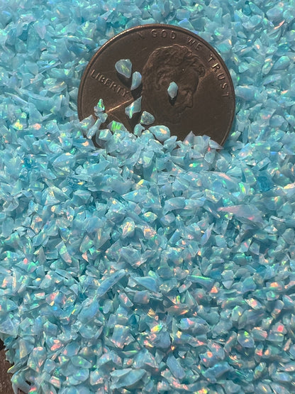 Crushed Synthetic Magic Lake Opal - Bello Opal - OP86 - Purple Door Alchemy
