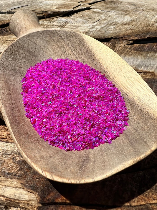 Crushed Synthetic Sleepy Water Lily Opal - Bello Opal - OP54 - Purple Door Alchemy