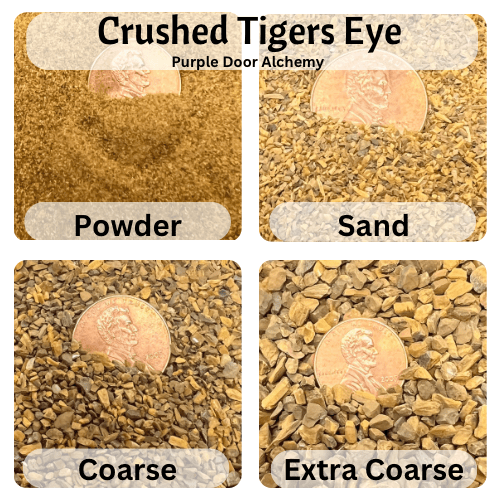 Crushed Tigers Eye - Purple Door Alchemy