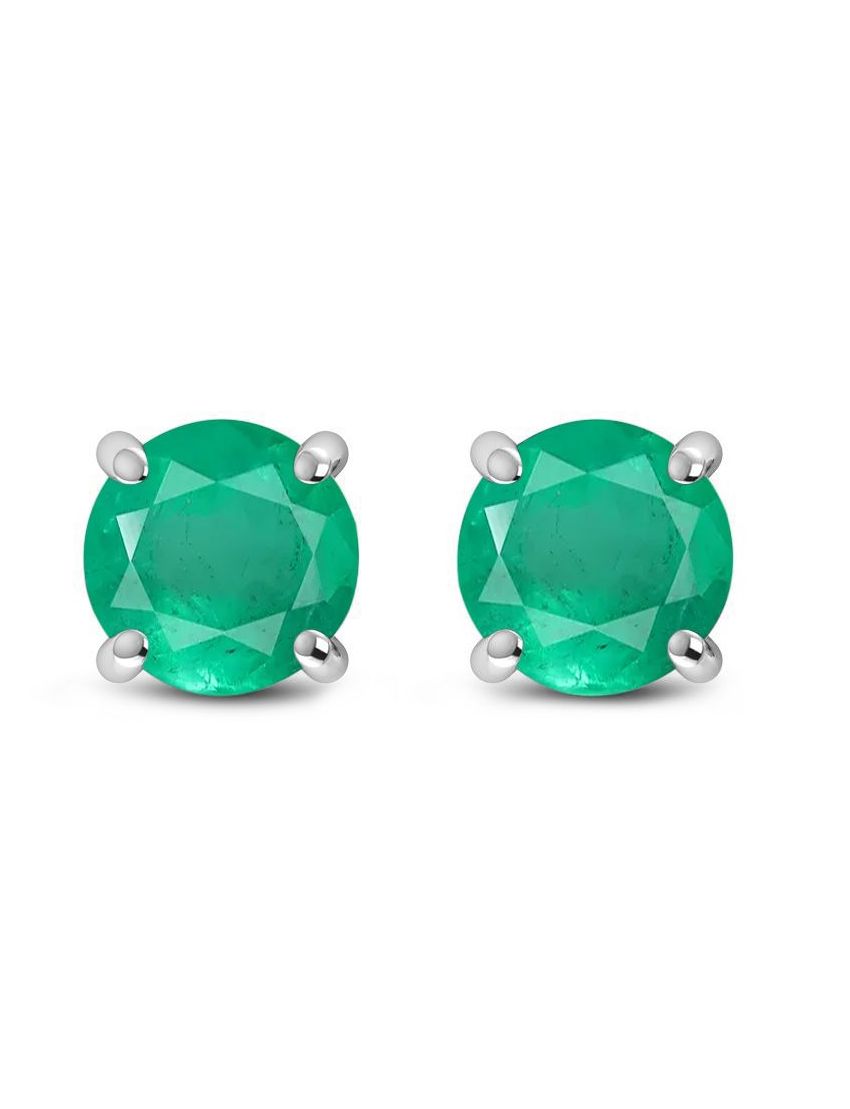 Emerald Stud Earrings - Purple Door Alchemy