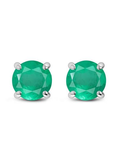 Emerald Stud Earrings - Purple Door Alchemy