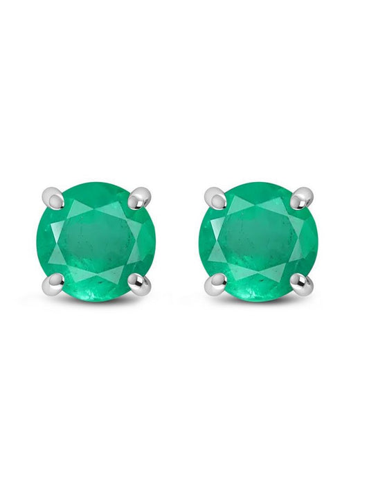 Emerald Stud Earrings - Purple Door Alchemy