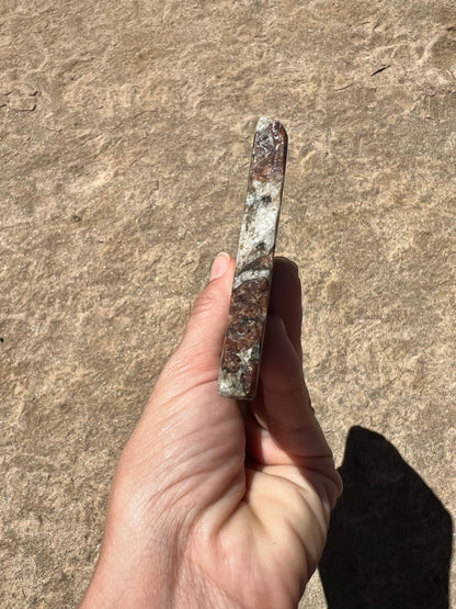 Garnet in Wollastonite Slab 178g - Purple Door Alchemy