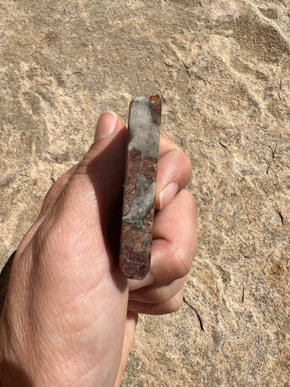 Garnet in Wollastonite Slab 58g - Purple Door Alchemy