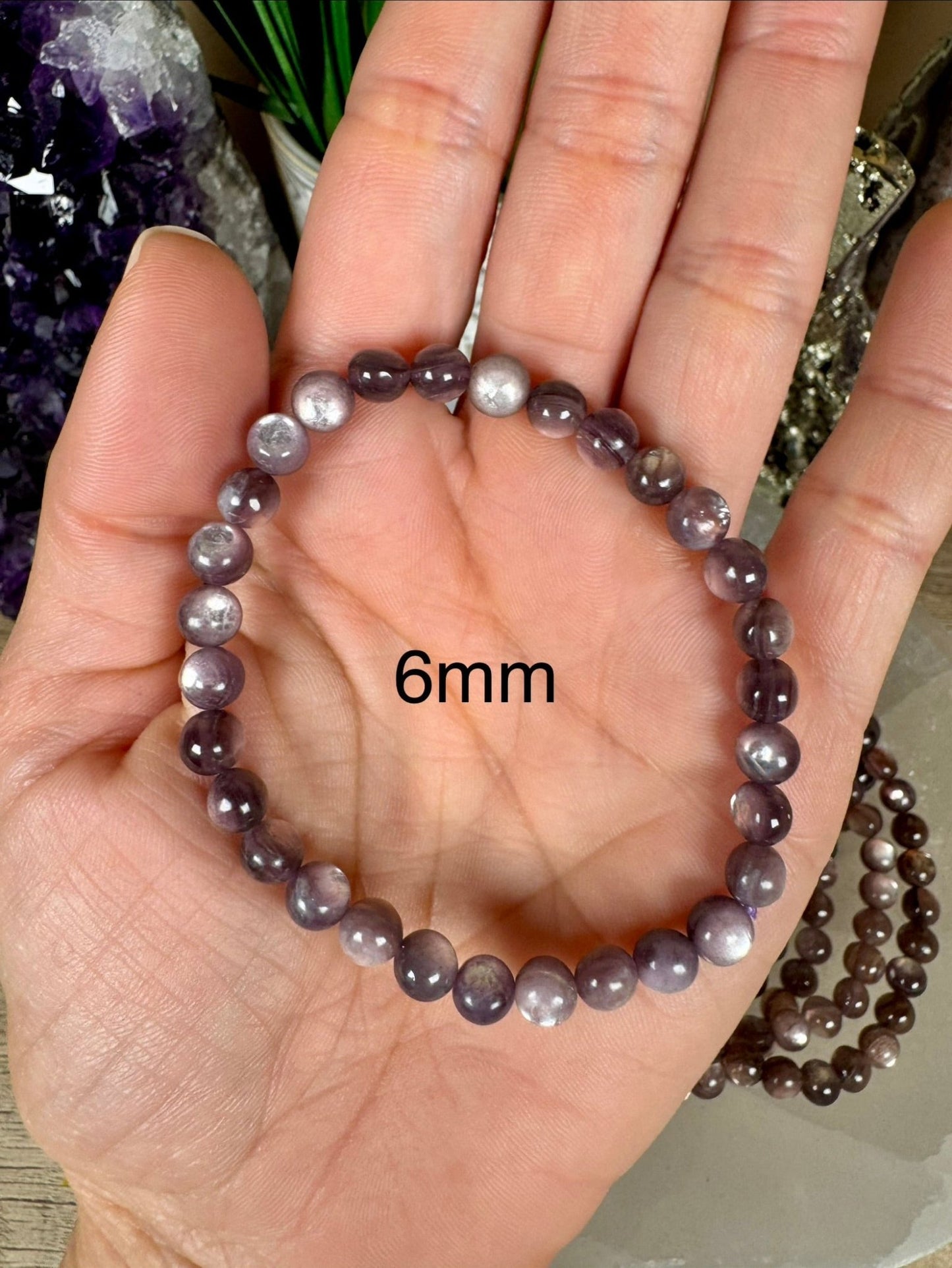 Gem Lepidolite Bracelet - Purple Door Alchemy