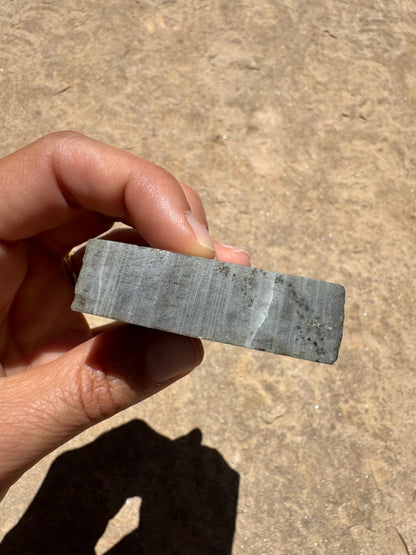 Golden Flash Labradorite Polished Slab 137g - Purple Door Alchemy