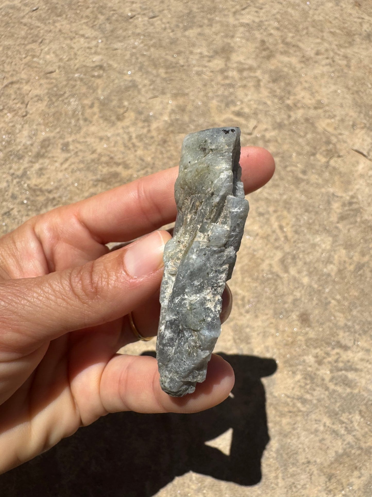 Golden Flash Labradorite Polished Slab 52g - Purple Door Alchemy