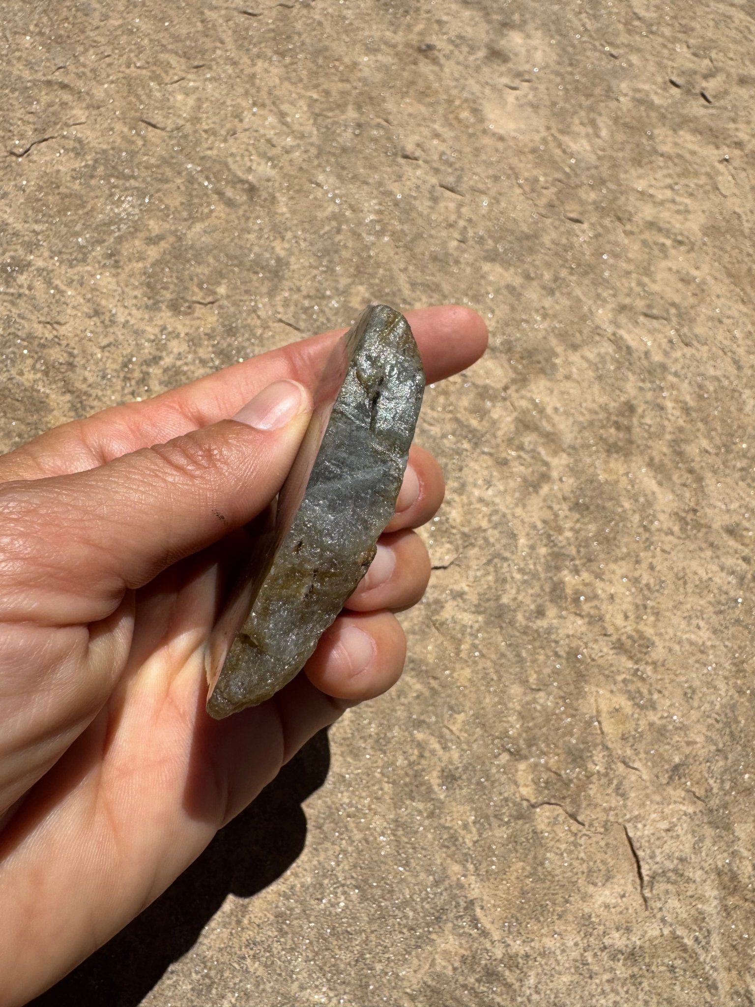 Golden Flash Labradorite Polished Slab 77g - Purple Door Alchemy