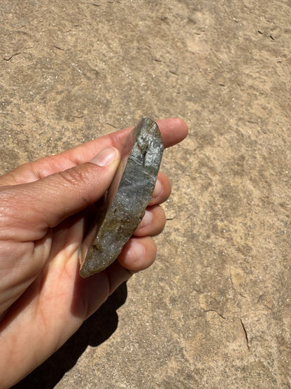 Golden Flash Labradorite Polished Slab 77g - Purple Door Alchemy