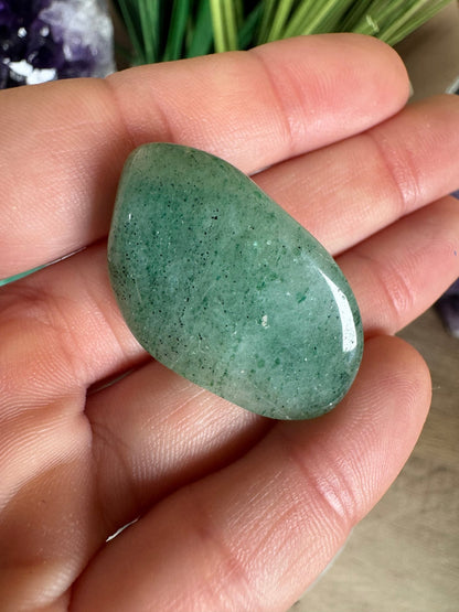Green Aventurine Tumble - Purple Door Alchemy