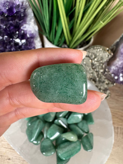 Green Aventurine Tumble - Purple Door Alchemy
