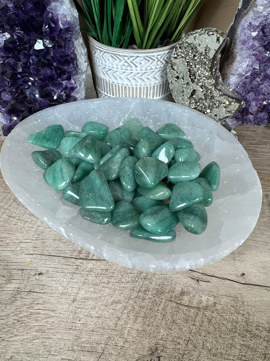 Green Aventurine Tumble - Purple Door Alchemy