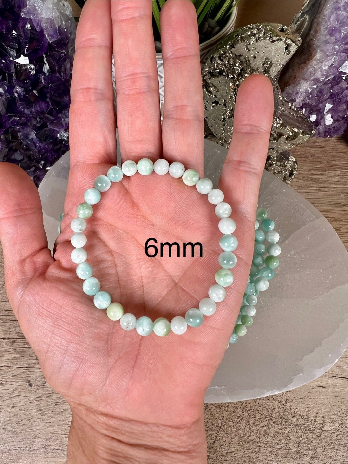 Green Pectolite Bracelet - Purple Door Alchemy