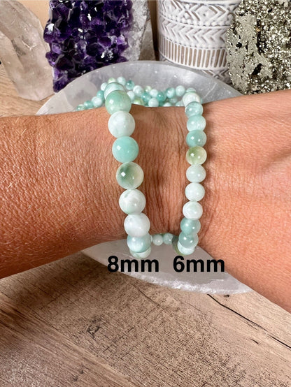 Green Pectolite Bracelet - Purple Door Alchemy