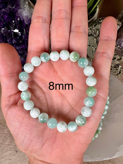 Green Pectolite Bracelet - Purple Door Alchemy