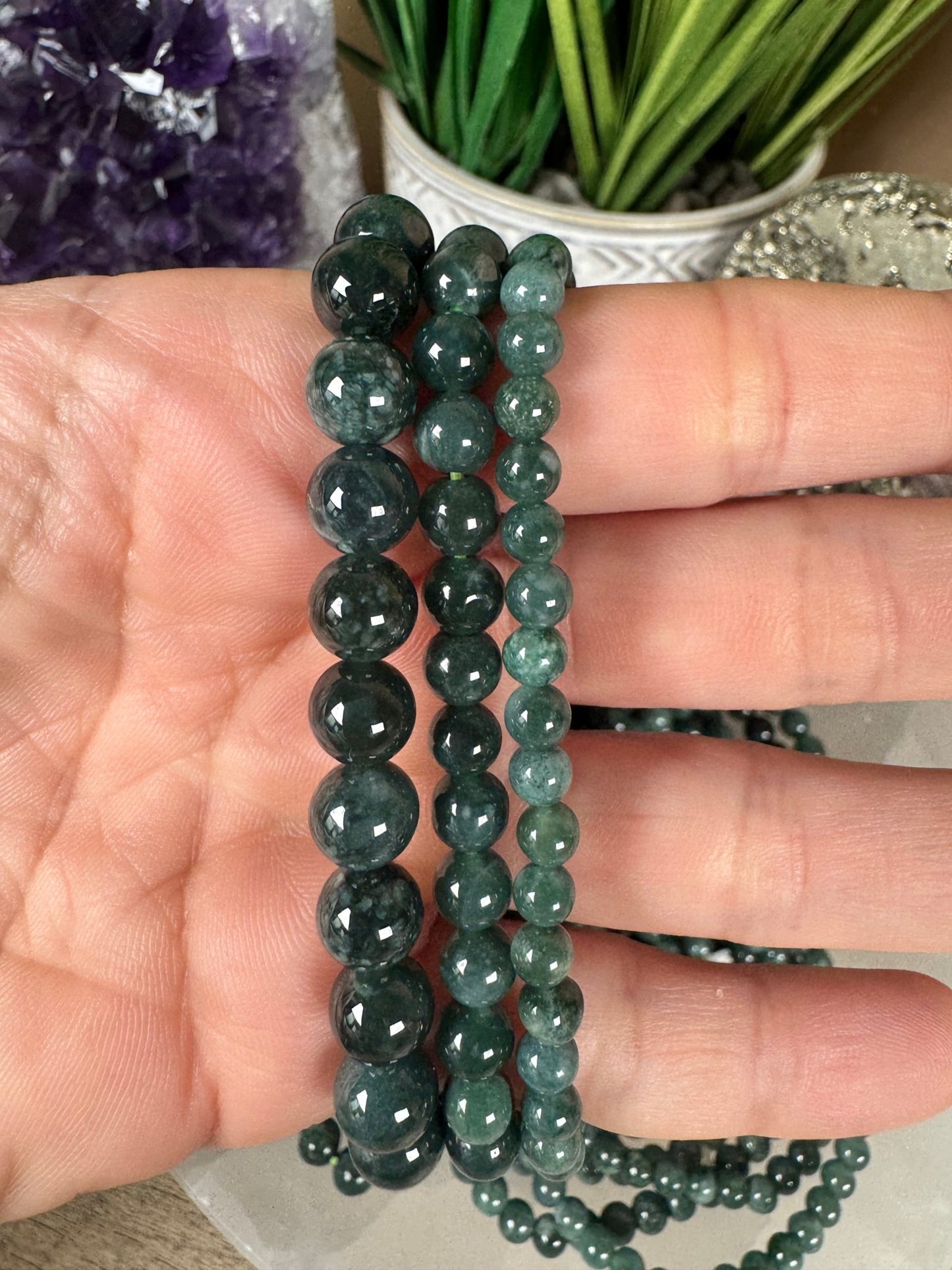 Guatemalan Jade Bracelet - Purple Door Alchemy