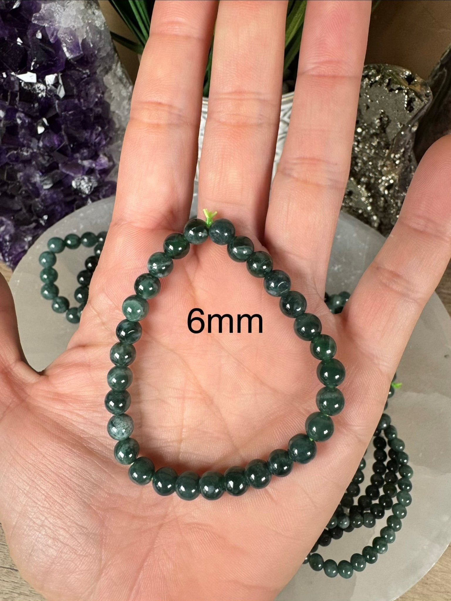 Guatemalan Jade Bracelet - Purple Door Alchemy