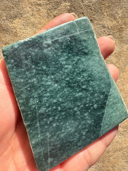 Guatemalan Jade Slab 104g - Purple Door Alchemy