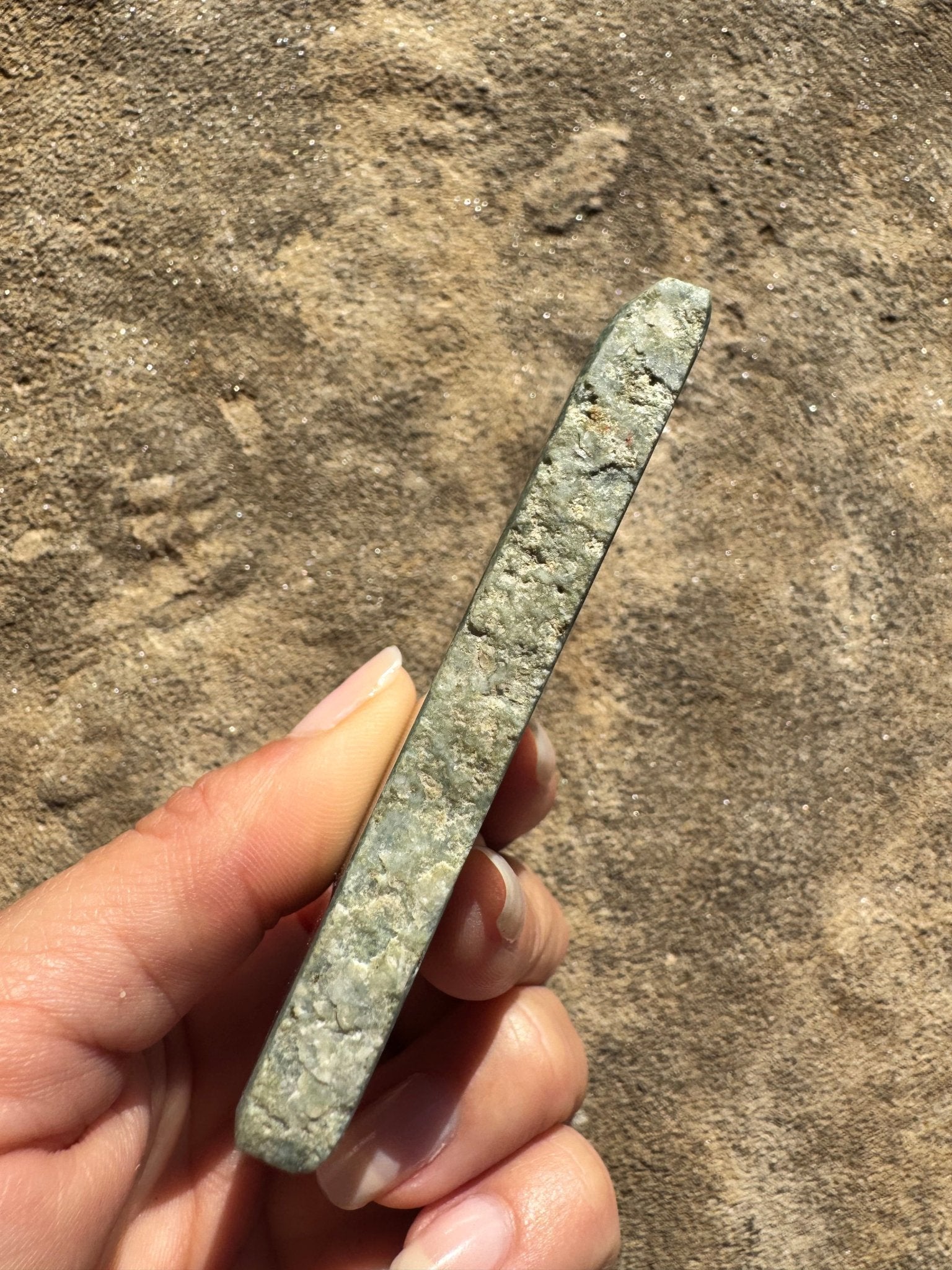 Guatemalan Jade Slab 104g - Purple Door Alchemy