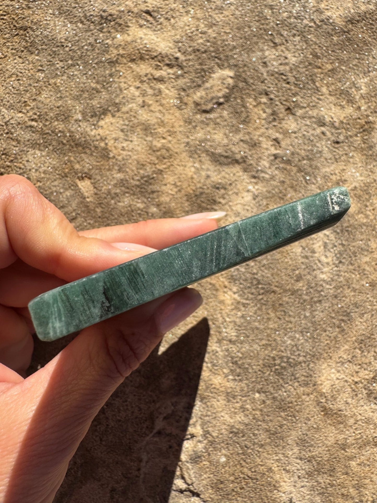 Guatemalan Jade Slab 104g - Purple Door Alchemy