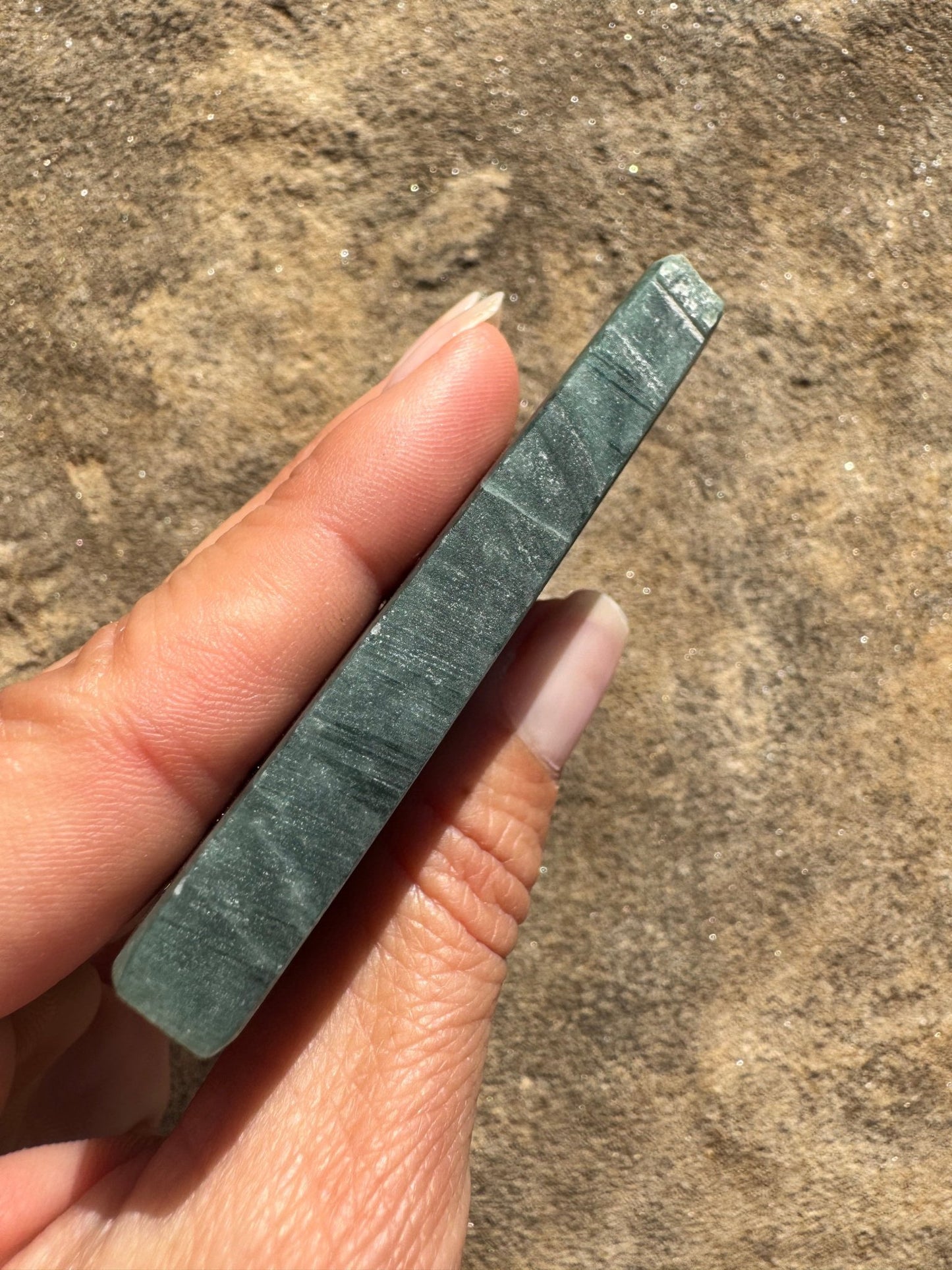 Guatemalan Jade Slab 113g - Purple Door Alchemy