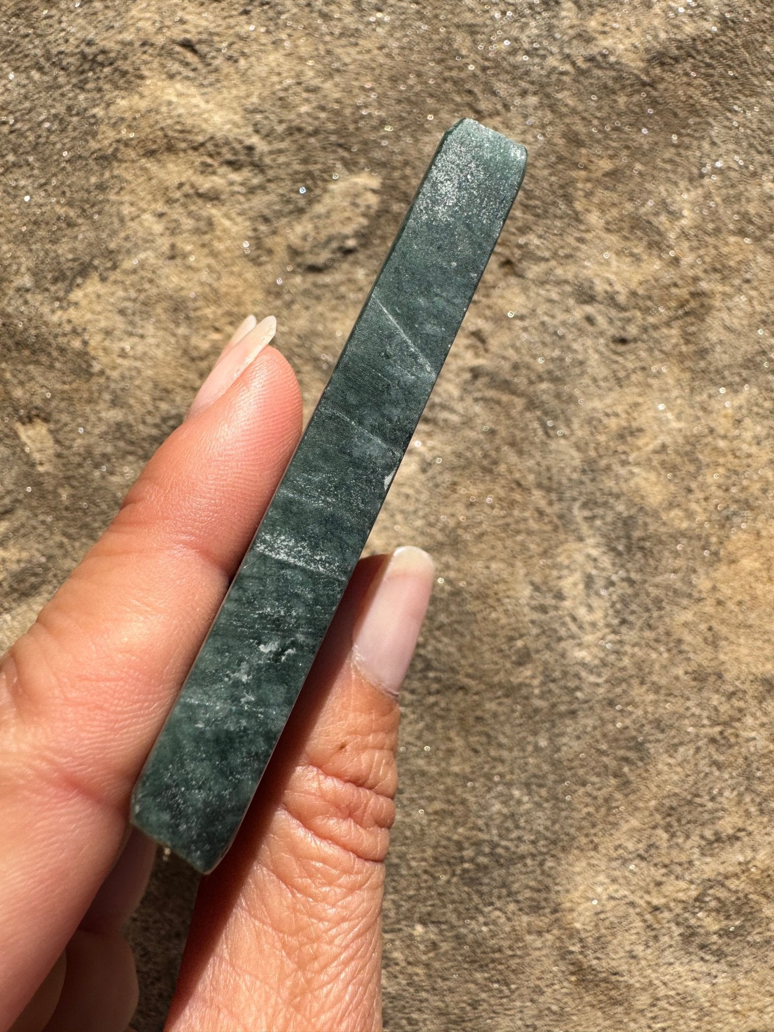 Guatemalan Jade Slab 113g - Purple Door Alchemy