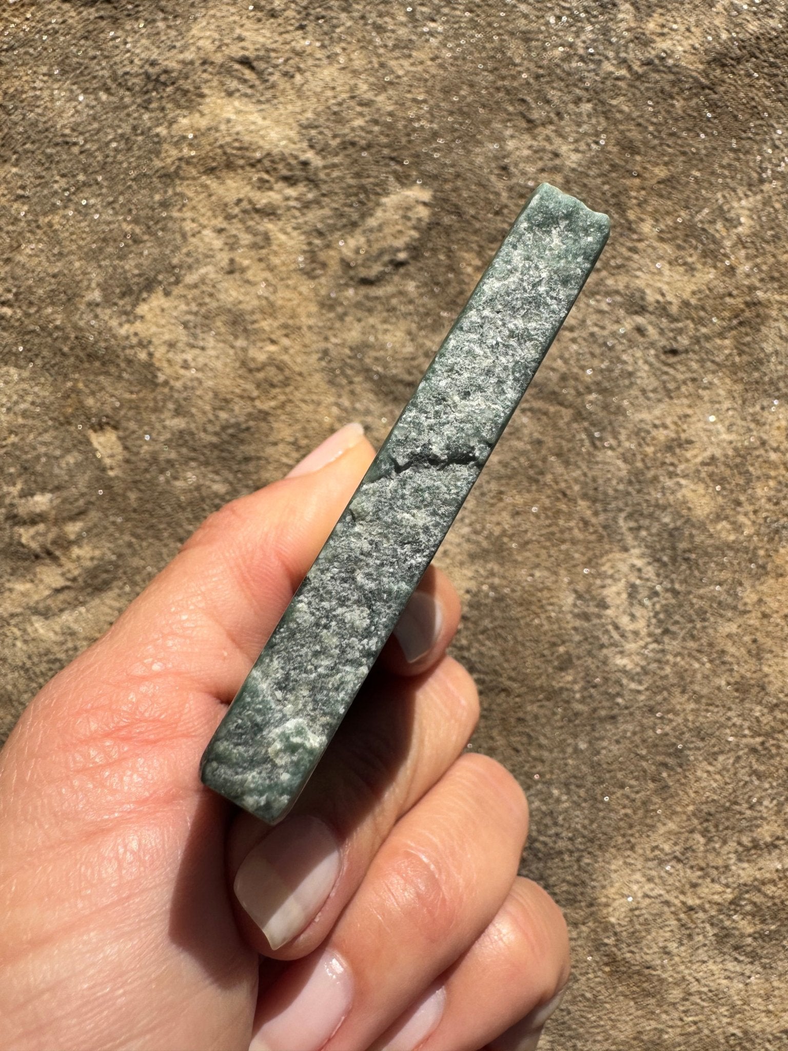 Guatemalan Jade Slab 113g - Purple Door Alchemy
