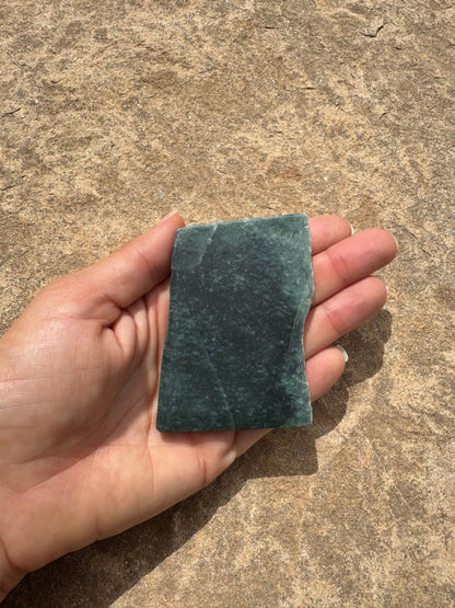 Guatemalan Jade Slab 87g - Purple Door Alchemy