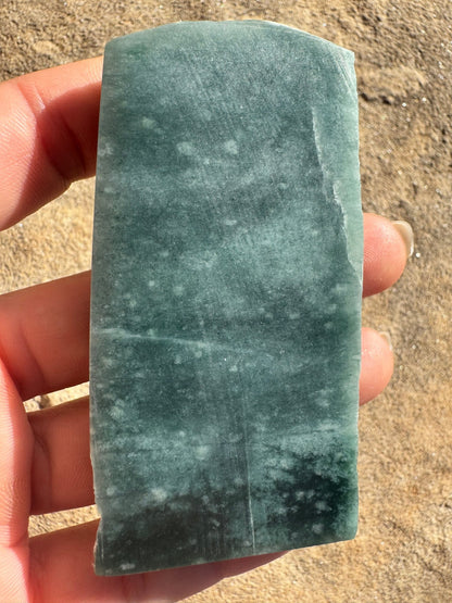 Guatemalan Jade Slab 93g - Purple Door Alchemy
