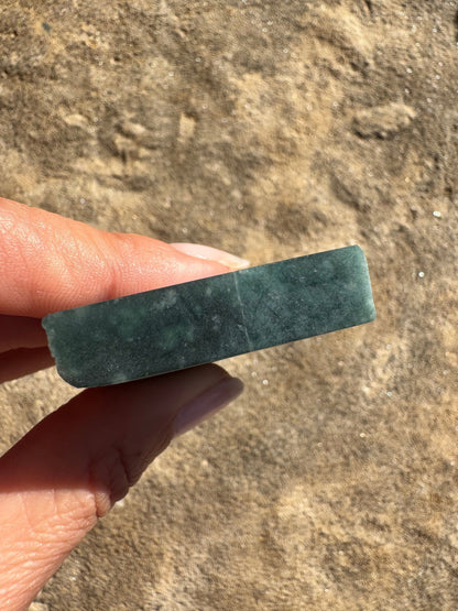 Guatemalan Jade Slab 93g - Purple Door Alchemy