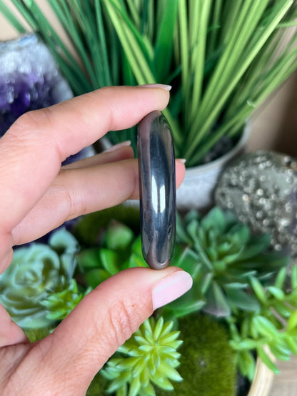 Hematite Worry Stone - Purple Door Alchemy