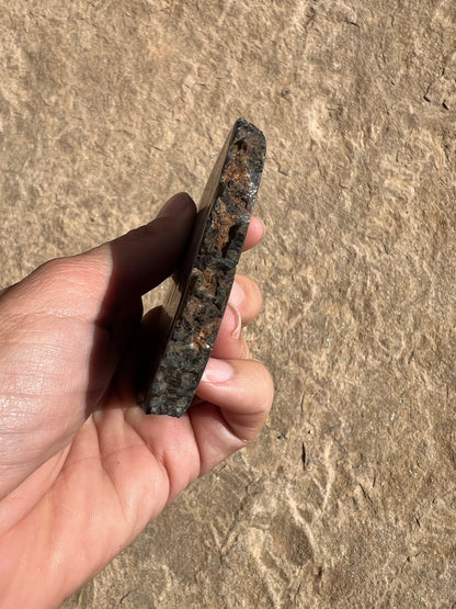 Indigo Gabbro Slab 120g - Purple Door Alchemy