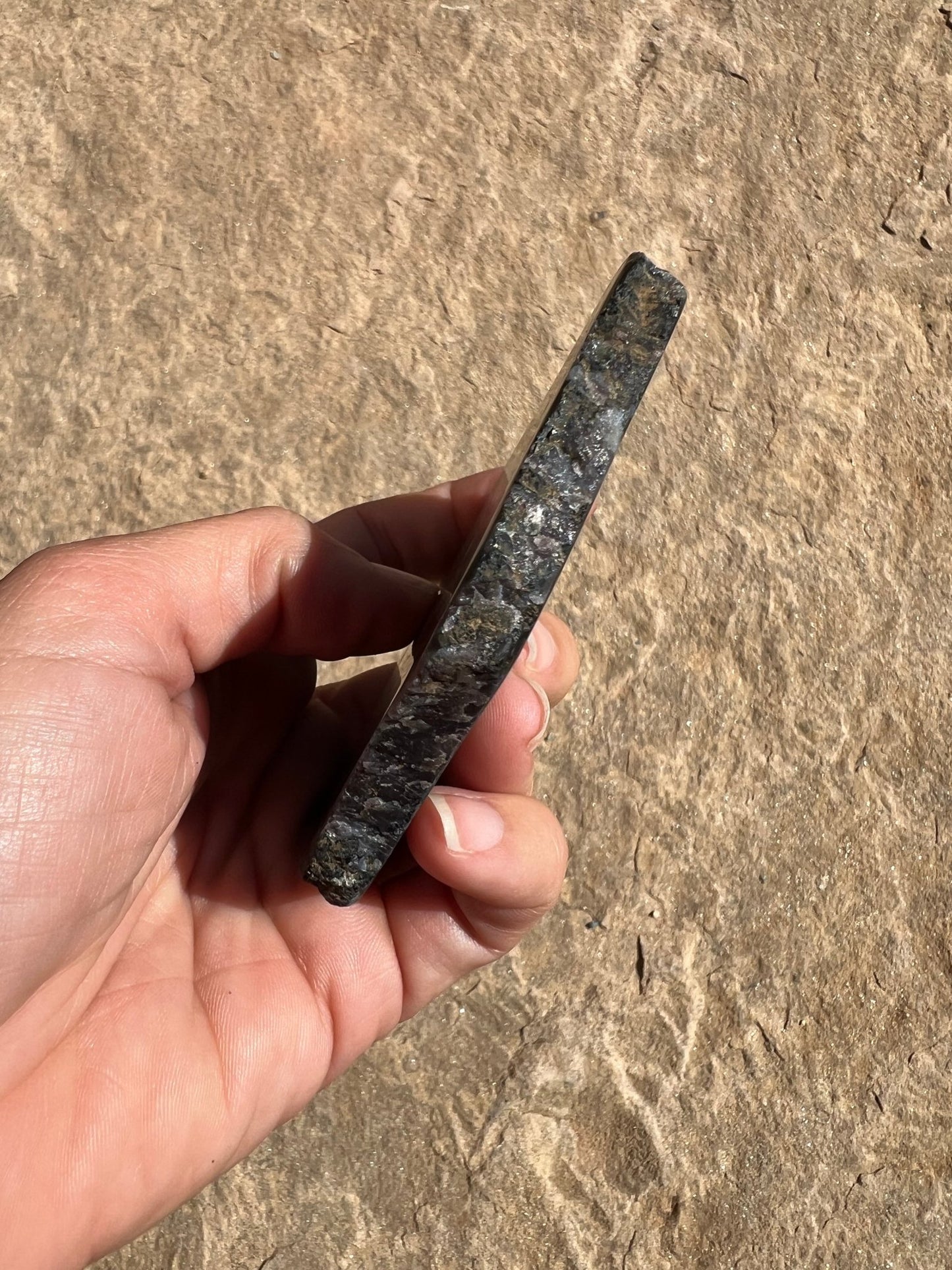 Indigo Gabbro Slab 120g - Purple Door Alchemy