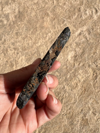 Indigo Gabbro Slab 137g - Purple Door Alchemy