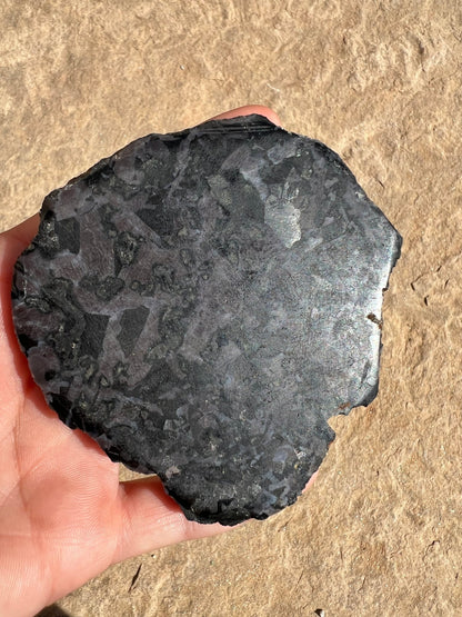 Indigo Gabbro Slab 137g - Purple Door Alchemy