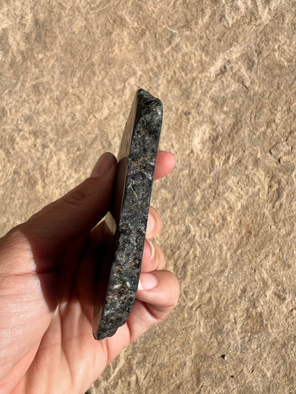 Indigo Gabbro Slab 137g - Purple Door Alchemy