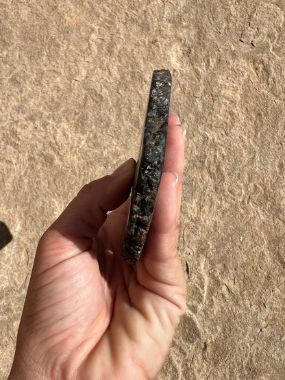 Indigo Gabbro Slab 144g - Purple Door Alchemy