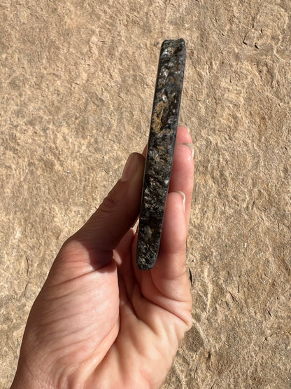 Indigo Gabbro Slab 144g - Purple Door Alchemy