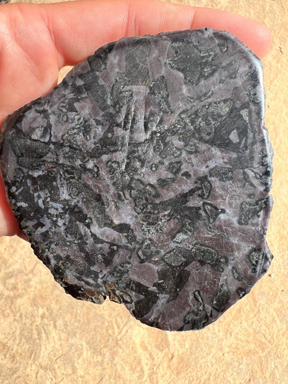 Indigo Gabbro Slab 144g - Purple Door Alchemy