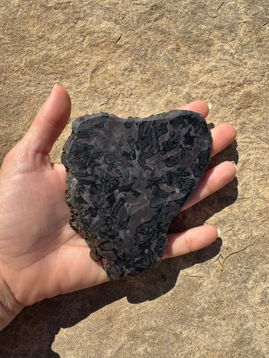 Indigo Gabbro Slab 164g - Purple Door Alchemy