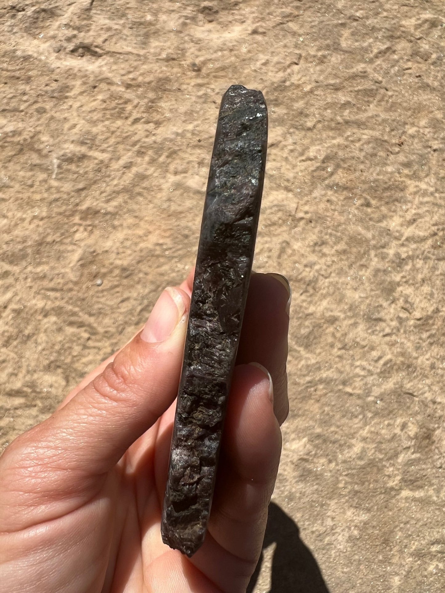 Indigo Gabbro Slab 167g - Purple Door Alchemy