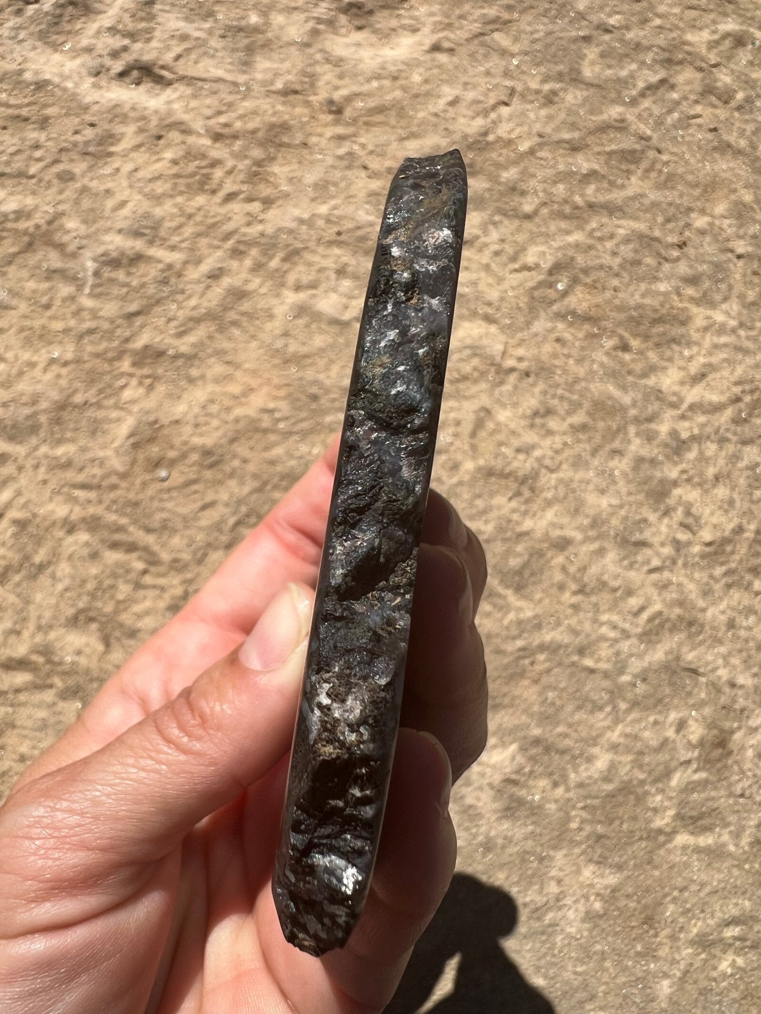 Indigo Gabbro Slab 167g - Purple Door Alchemy