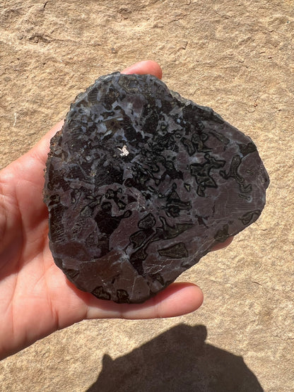 Indigo Gabbro Slab 167g - Purple Door Alchemy