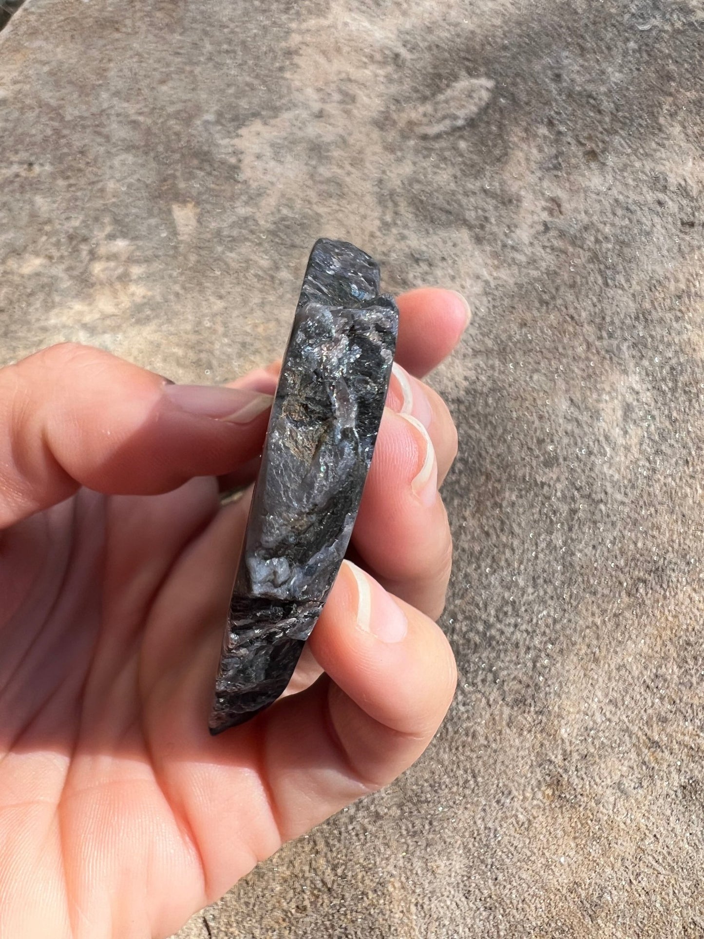 Indigo Gabbro Slab 86g - Purple Door Alchemy