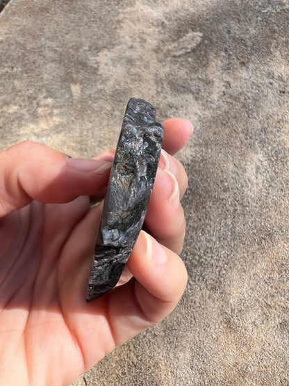 Indigo Gabbro Slab 86g - Purple Door Alchemy