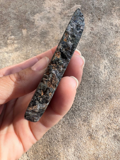 Indigo Gabbro Slab 86g - Purple Door Alchemy