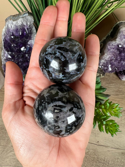 Indigo Gabbro Sphere - Purple Door Alchemy