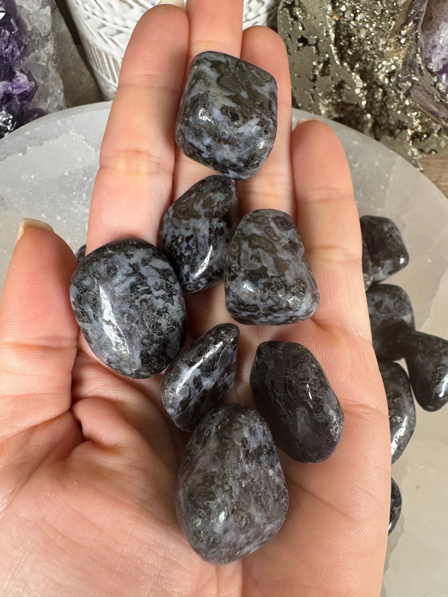 Indigo Gabbro Tumble - Purple Door Alchemy