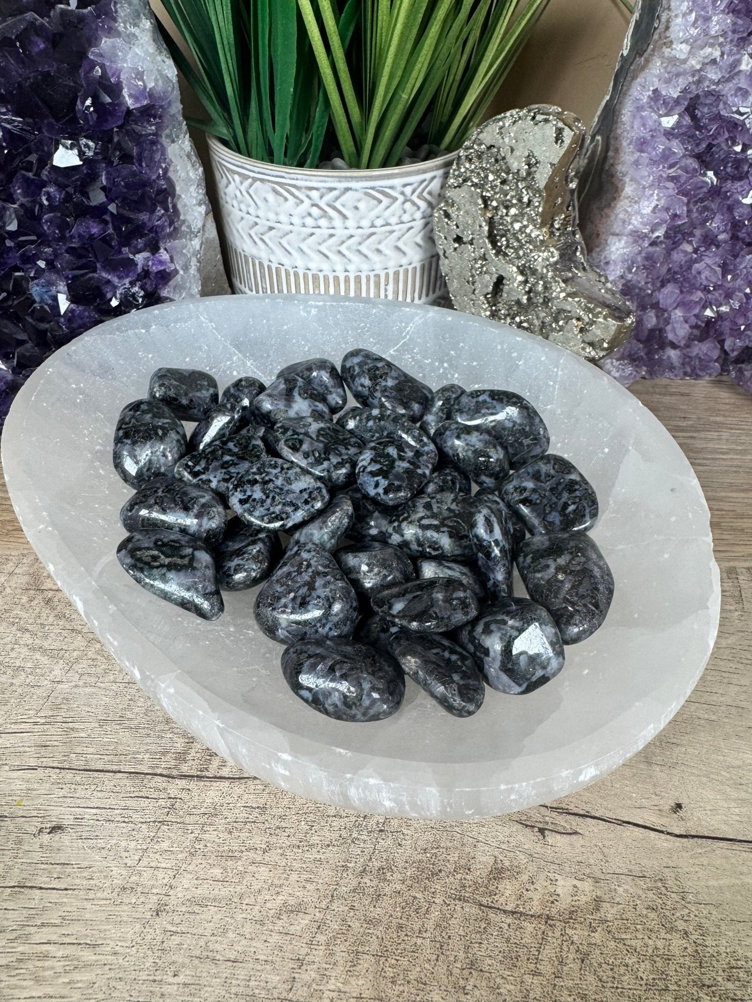 Indigo Gabbro Tumble - Purple Door Alchemy