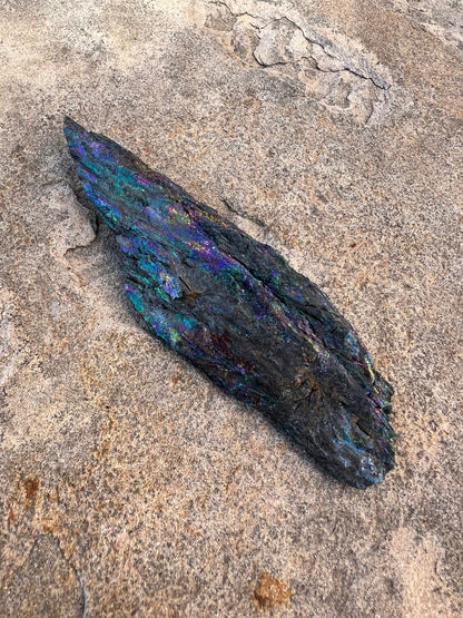 Iridescent Rainbow Hematite Specimen 136g - Purple Door Alchemy